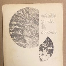 Libros de segunda mano: ACCESOS A GALICIA TRAMO: CENCIA - CHANTADA. ESTUDIO PREVIO DE TERRENOS. MOP