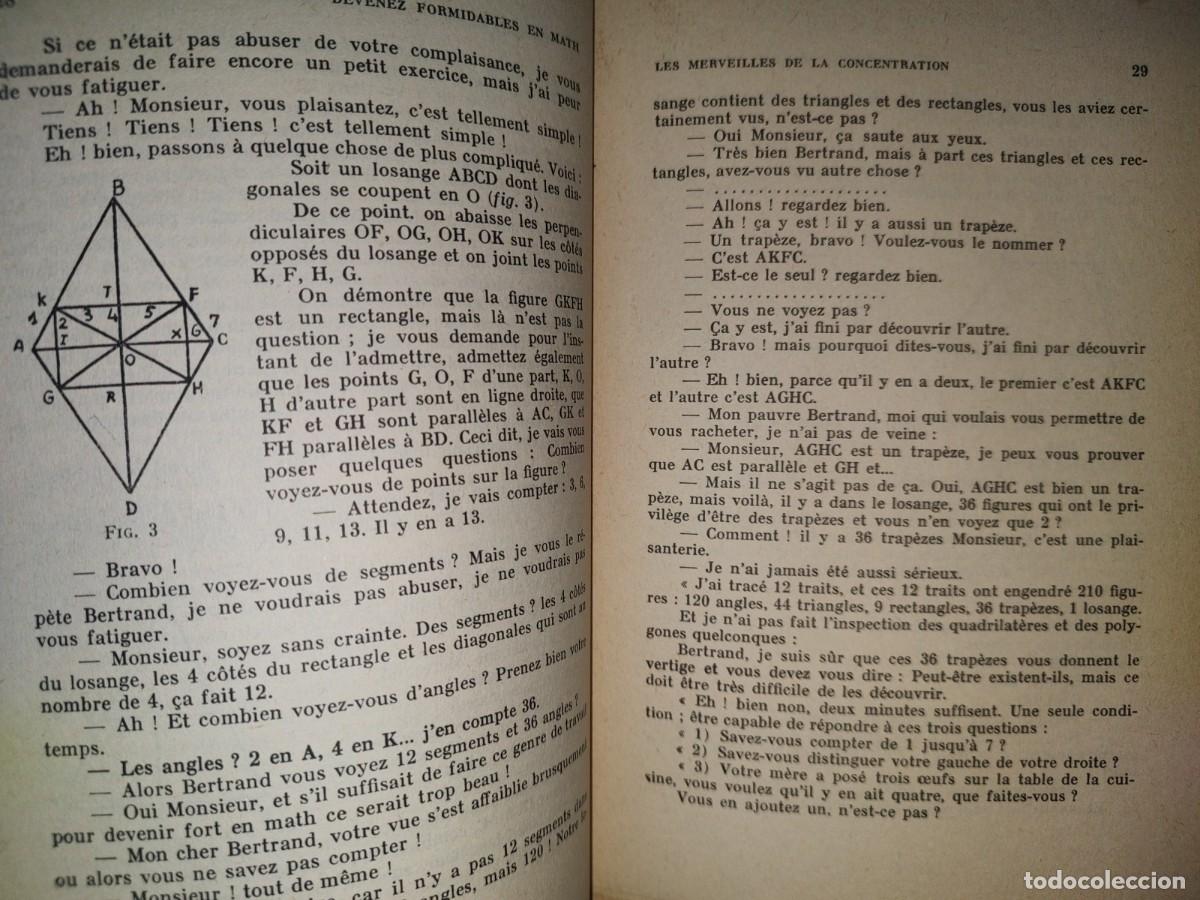 Libros de segunda mano de ciencias: 95- DEVENEZ FORMIDABLES EN MATH - ADRIEN BULLAS - 1961 - Foto 9