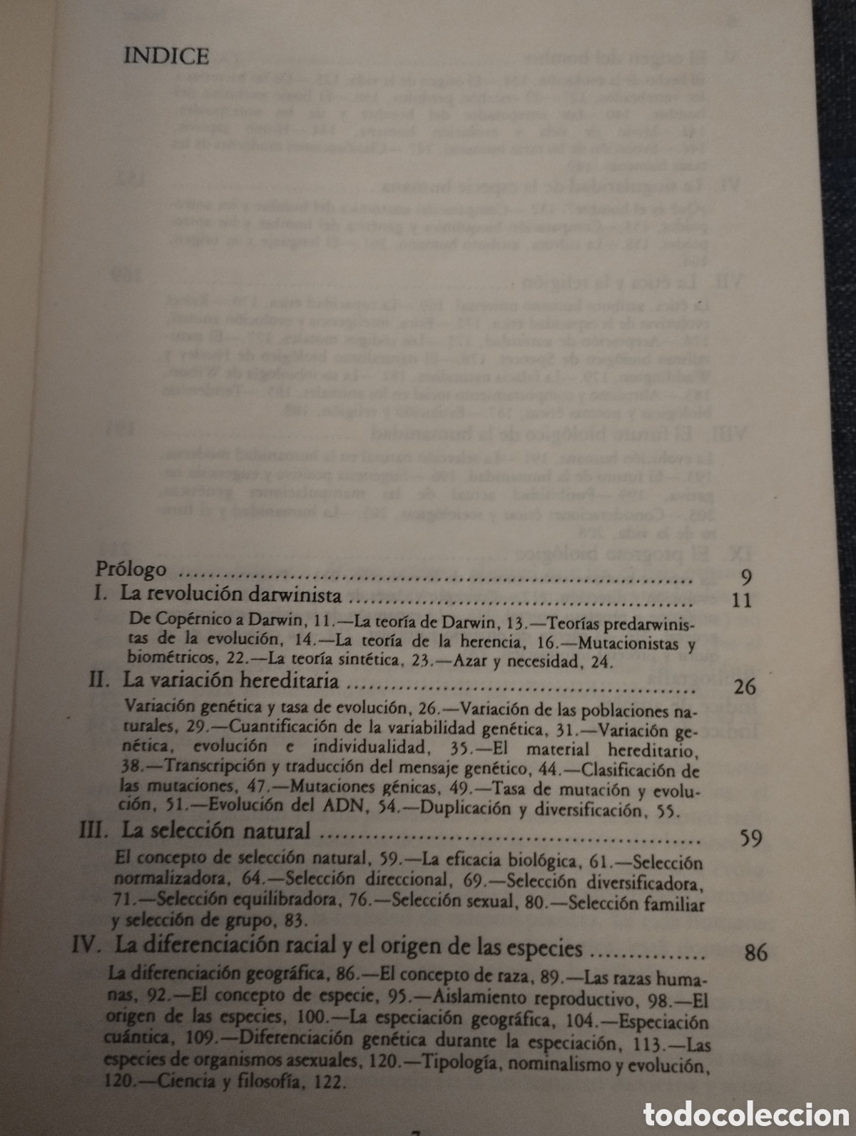 Libros de segunda mano: ORIGEN Y EVOLUCI&Oacute;N DEL HOMBRE (FRANCISCO J. AYALA) - Foto 3