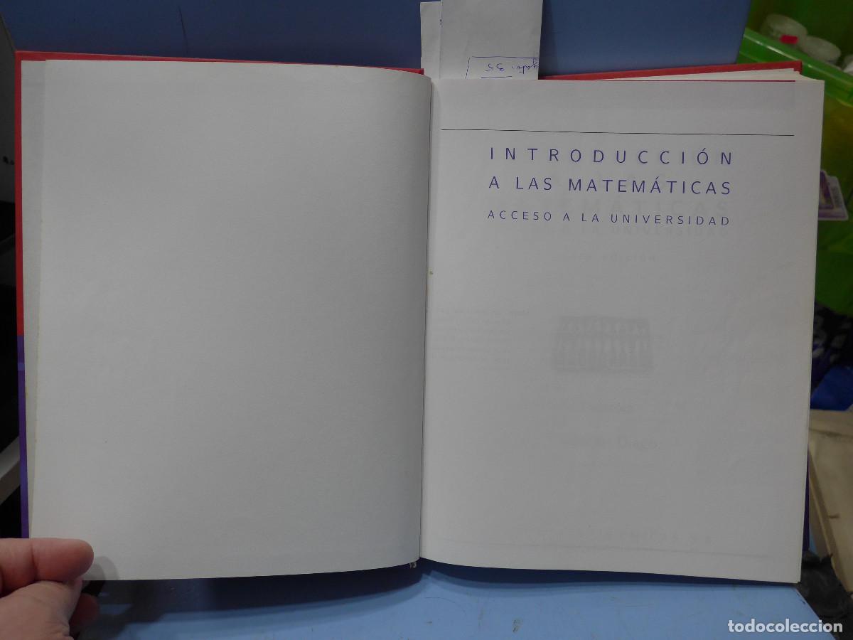 Libros de segunda mano de ciencias: INTRODUCCION A LAS MATEMATICAS - Foto 4