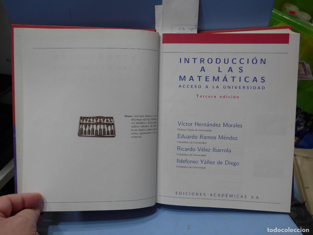 Libros de segunda mano de ciencias: INTRODUCCION A LAS MATEMATICAS - Foto 5