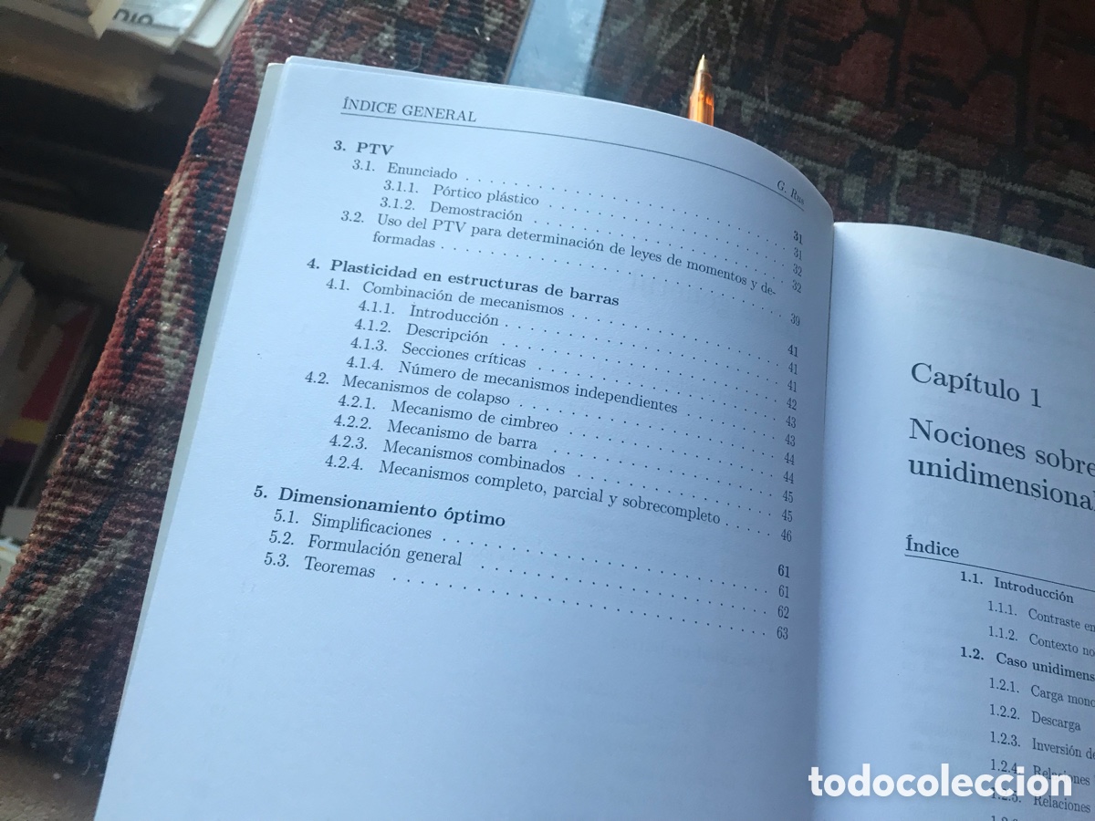 Libros de segunda mano de ciencias: C&aacute;lculo pl&aacute;stico de estructuras de barras: teor&iacute;a. Guillermo Rus Carlborg - Foto 4
