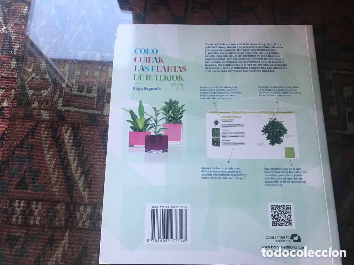 Libros de segunda mano: C&oacute;mo cuidar las plantas de interior. I&ntilde;igo Segurola - Foto 3