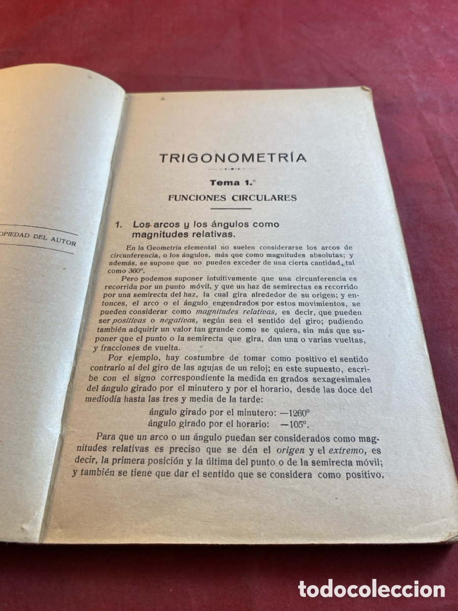 Libros de segunda mano de ciencias: TRIGONOMETR&Iacute;A - Foto 2