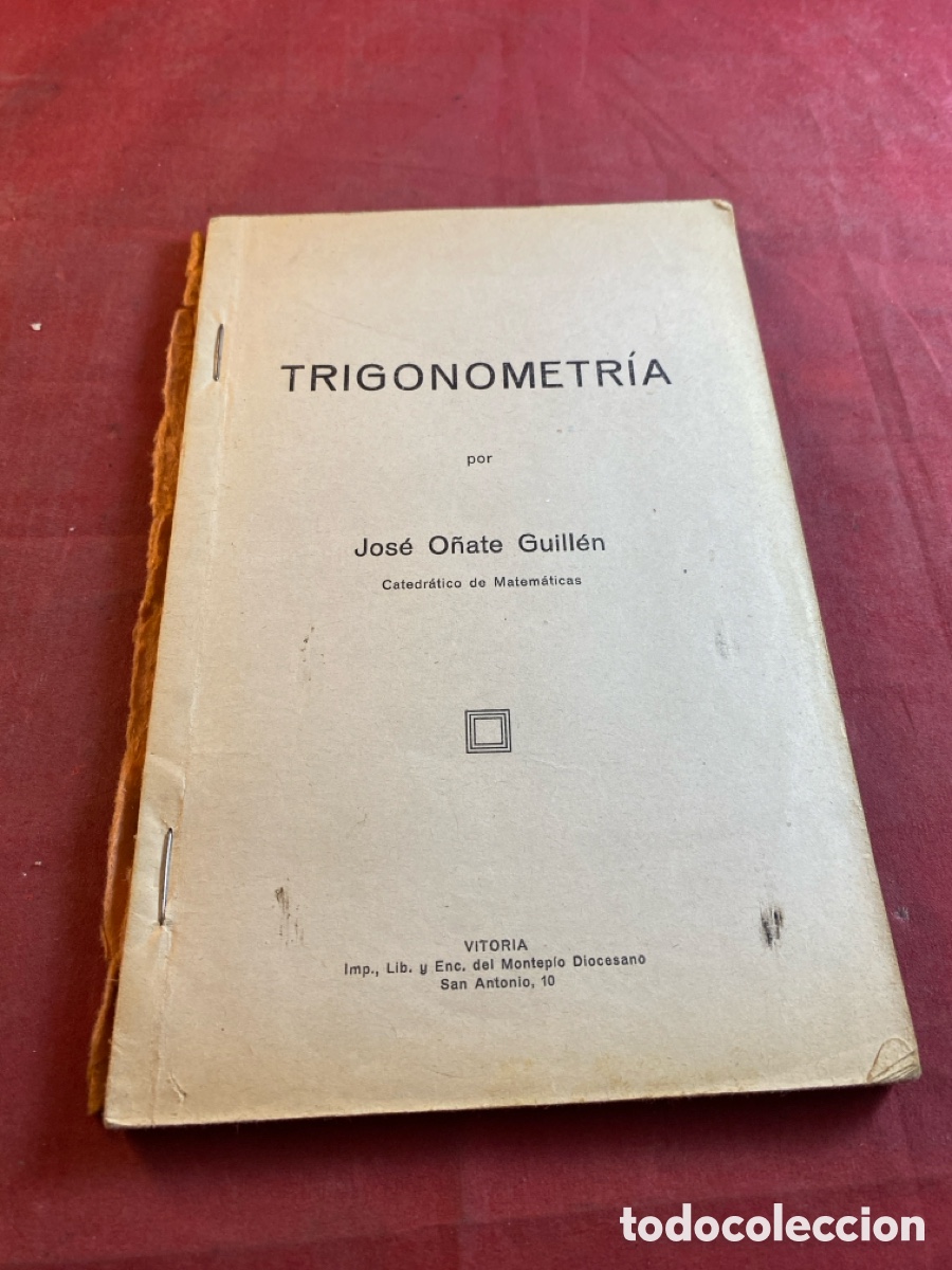 Libros de segunda mano de ciencias: TRIGONOMETR&Iacute;A - Foto 1