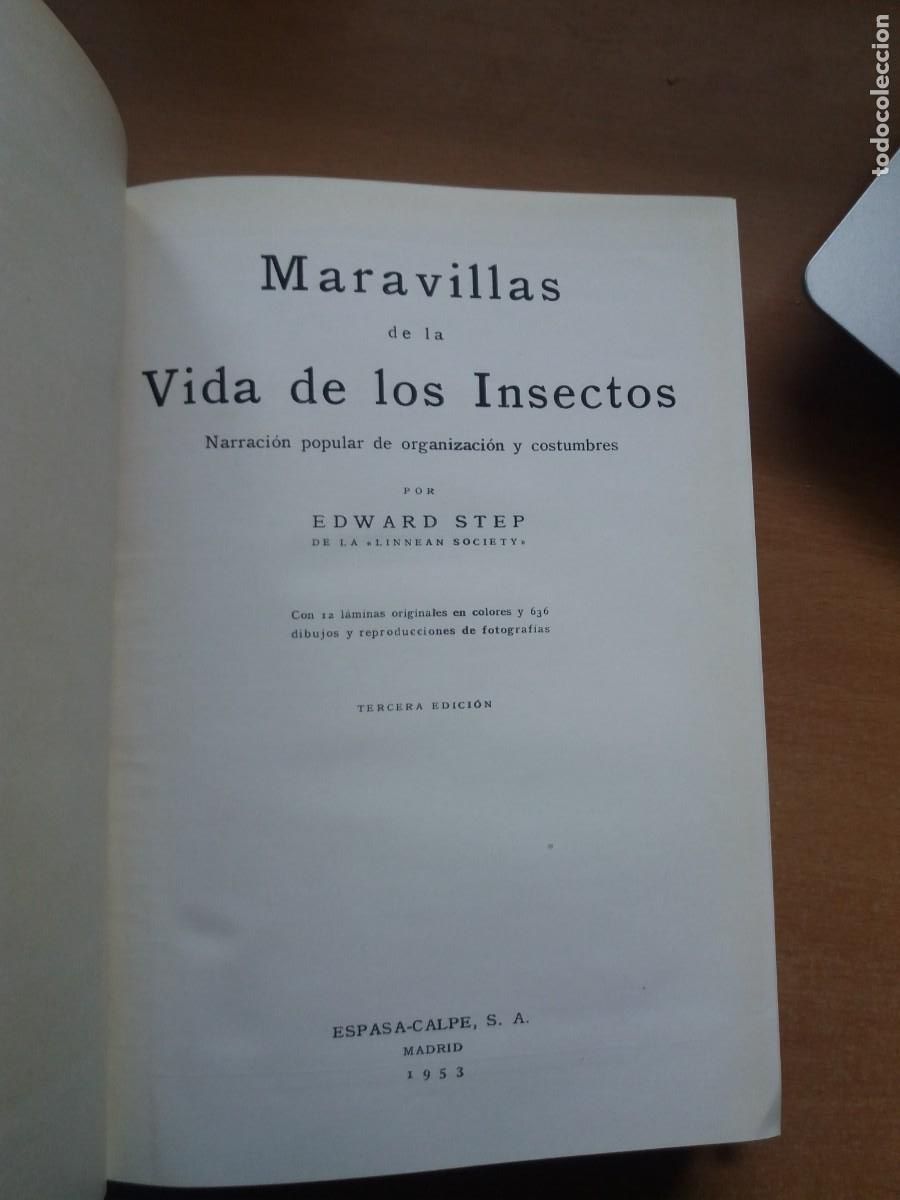 Libros de segunda mano: MARAVILLOSA VIDA DE LOS INSECTOS. EDWARD STEP - Foto 4