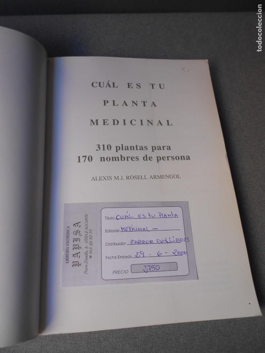 Libros de segunda mano: CUAL ES TU PLANTA MEDICINAL - Foto 2