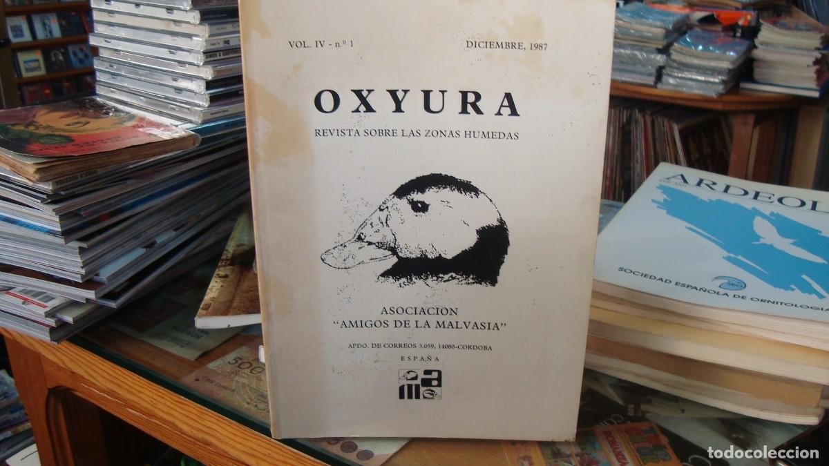 Libros de segunda mano: OXYURA REVISTA SOBRE LAS ZONAS HUMEDAS VOL. IV -1