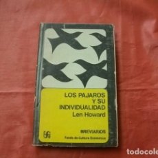 Libros de segunda mano: LOS PÁJAROS Y SU INDIVIDUALIDAD - LEON HOWARD