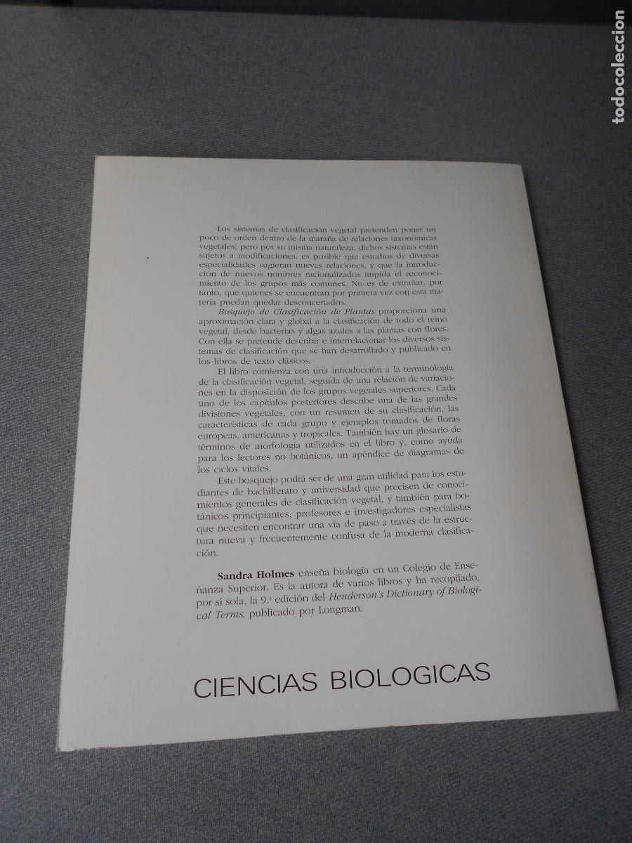 Libros de segunda mano: BOSQUEJO DE CLASIFICACION DE PLANTAS - Foto 6