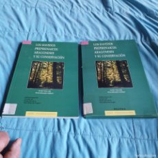 Libros de segunda mano: LOS HAYEDOS PREPIRENAICOS ARAGONESES Y SU CONSERVACION / LUIS VILLAR / + CARPETA MAPAS