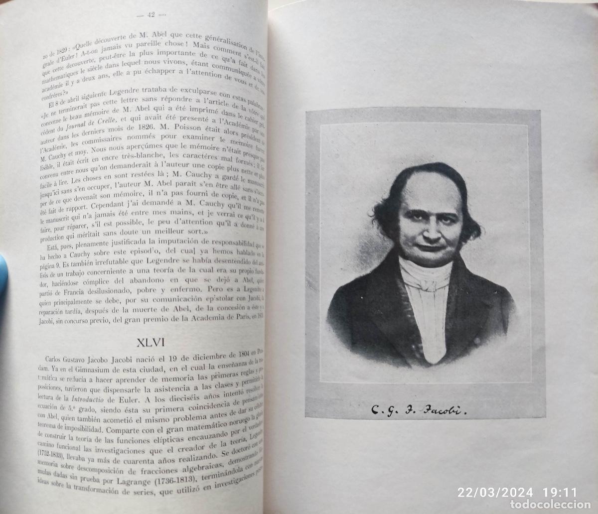 Libros de segunda mano de ciencias: MISCEL&Aacute;NEA MATEM&Aacute;TICA. J. BARINAGA. A&Ntilde;O 1937. - Foto 8