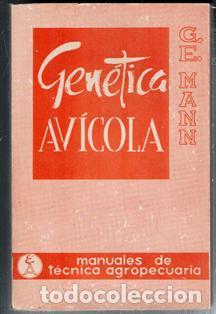 Libros de segunda mano: Gen&eacute;tica av&iacute;cola, G.E. Mann - Foto 1