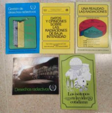 Libros de segunda mano de Ciencias: LOTE DE 5 CUADERNILLOS DEL ORGANISMO INTERNACIONAL DE ENERGÍA ATÓMICA. 1981