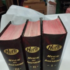 Libros de segunda mano de Ciencias: MANUAL DEL INGENIERO HÜTTE 2ªED. 1938 -77 TRES TOMOS