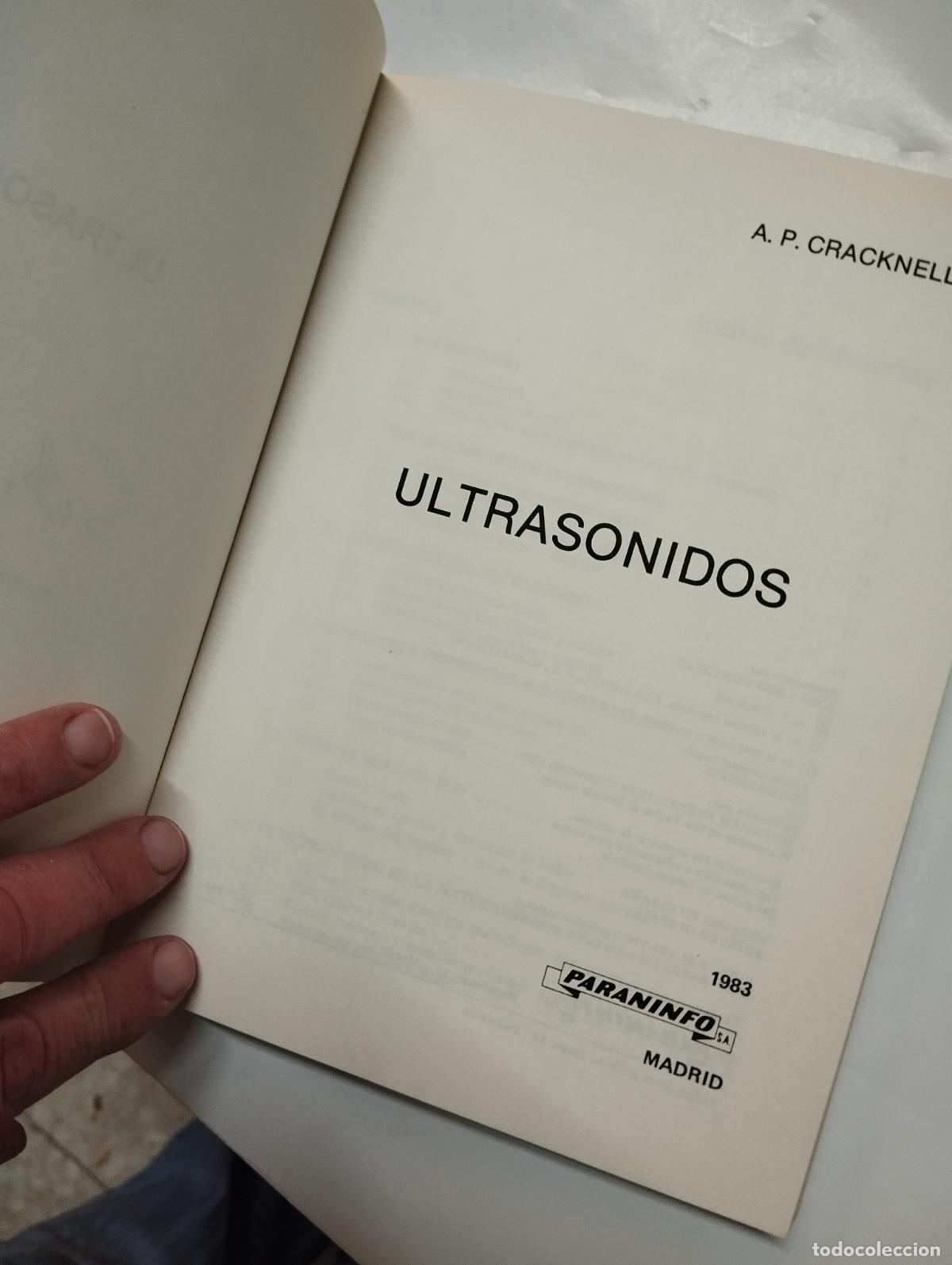 Libros de segunda mano de ciencias: LIBRO ULTRASONIDOS AP CRACKNELL ED. PARANINFO - Foto 2