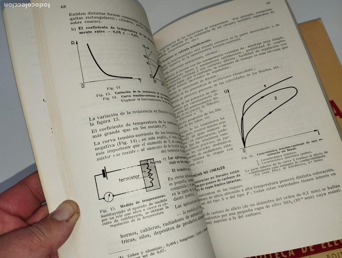 Libros de segunda mano de ciencias: CURSO DE ELECTR&Oacute;NICA II-IV M. MOUNIC ED. MONTES&Oacute; - Foto 3