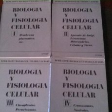 Libros de segunda mano: BIOLOGÍA Y FISIOLOGÍA CELULAR. BERKALOFF-BOURGUET-FAVARD-LACROIX. OMEGA 1981-83-4 TOMOS