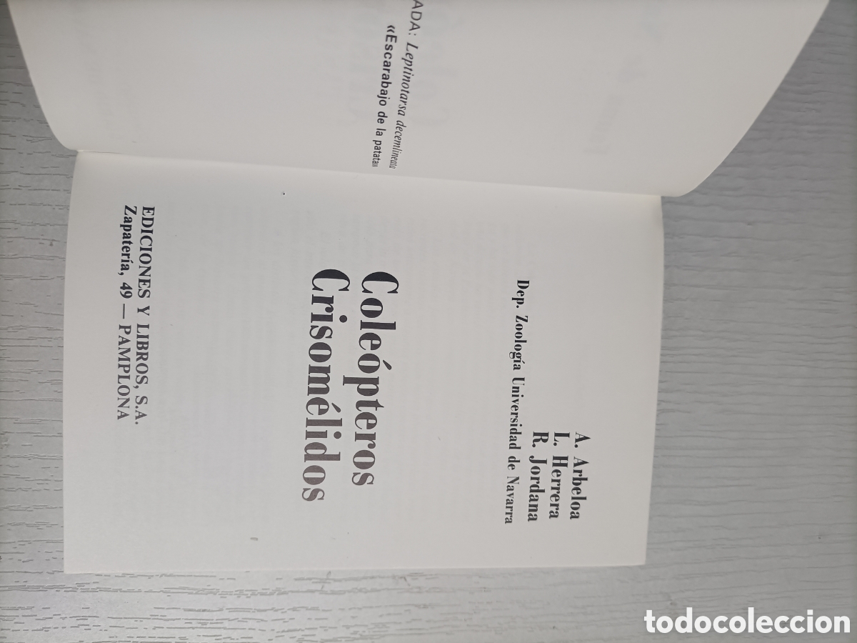 Libros de segunda mano: Cole&oacute;pteros. Crisom&eacute;lidos. Fauna de Navarra - Foto 5