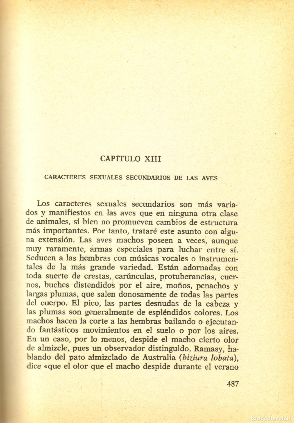 Libros de segunda mano: El origen del hombre (tomo II) - Darwin, Charles - Foto 2
