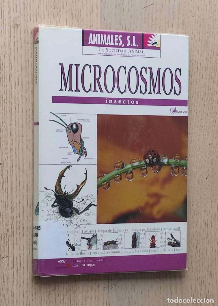 Libros de segunda mano: MICROCOSMOS: INSECTOS (incluye DVD Las hormigas) - Foto 1