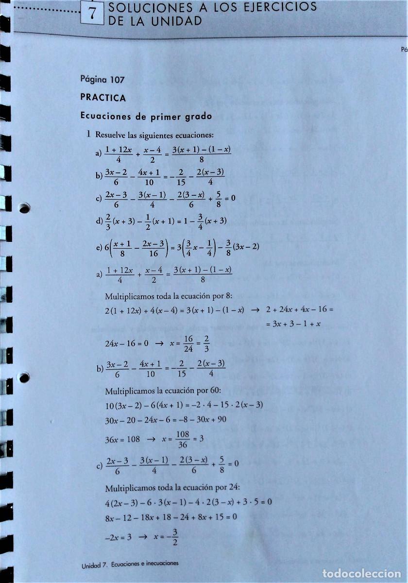 Libros de segunda mano de ciencias: ACTIVIDADES Y EJERCICIOS RESUELTOS DE 4&ordm; DE ESO OPCI&Oacute;N A - Foto 4