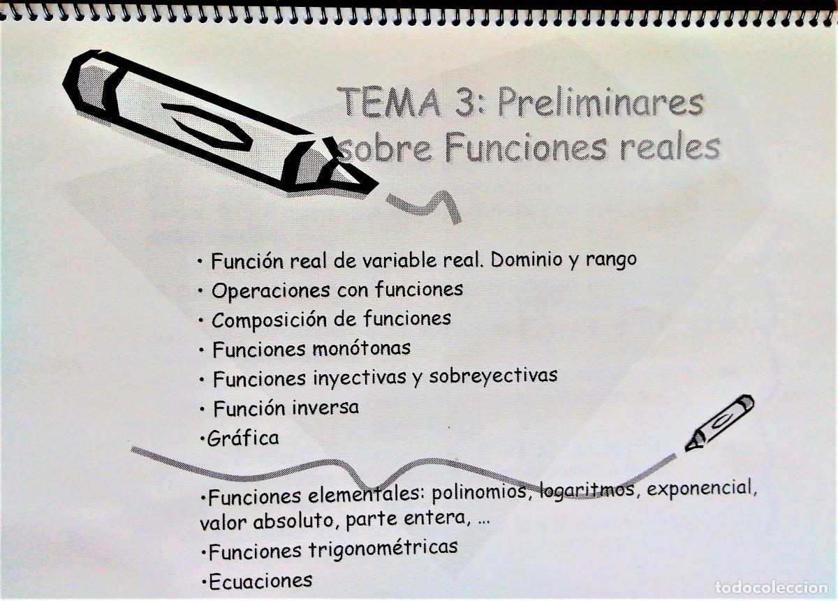 Libros de segunda mano de ciencias: LIBRO DE MATEM&Aacute;TICAS PARA BACHILLERATO Y PRIMER CURSO DE UNIVERSIDAD - Foto 4