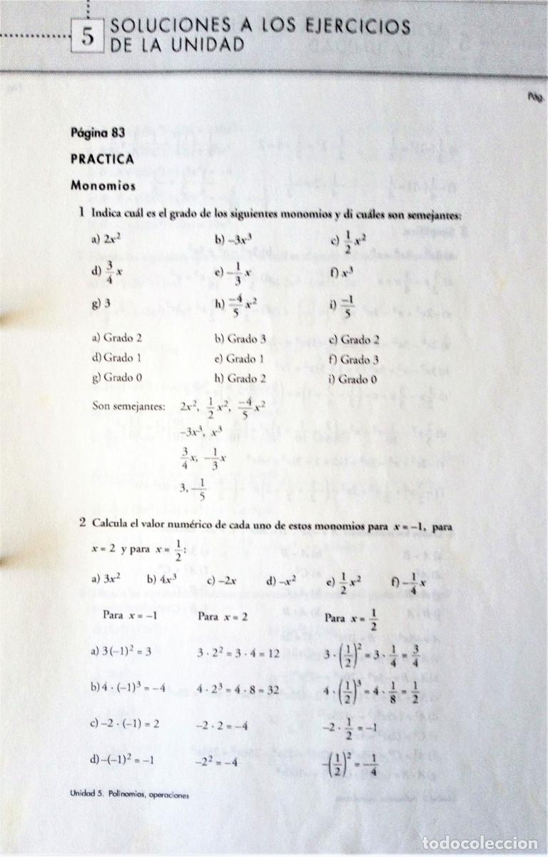 Libros de segunda mano de ciencias: ACTIVIDADES Y EJERCICIOS RESUELTOS DE 4&ordm; DE ESO OPCI&Oacute;N A - Foto 11