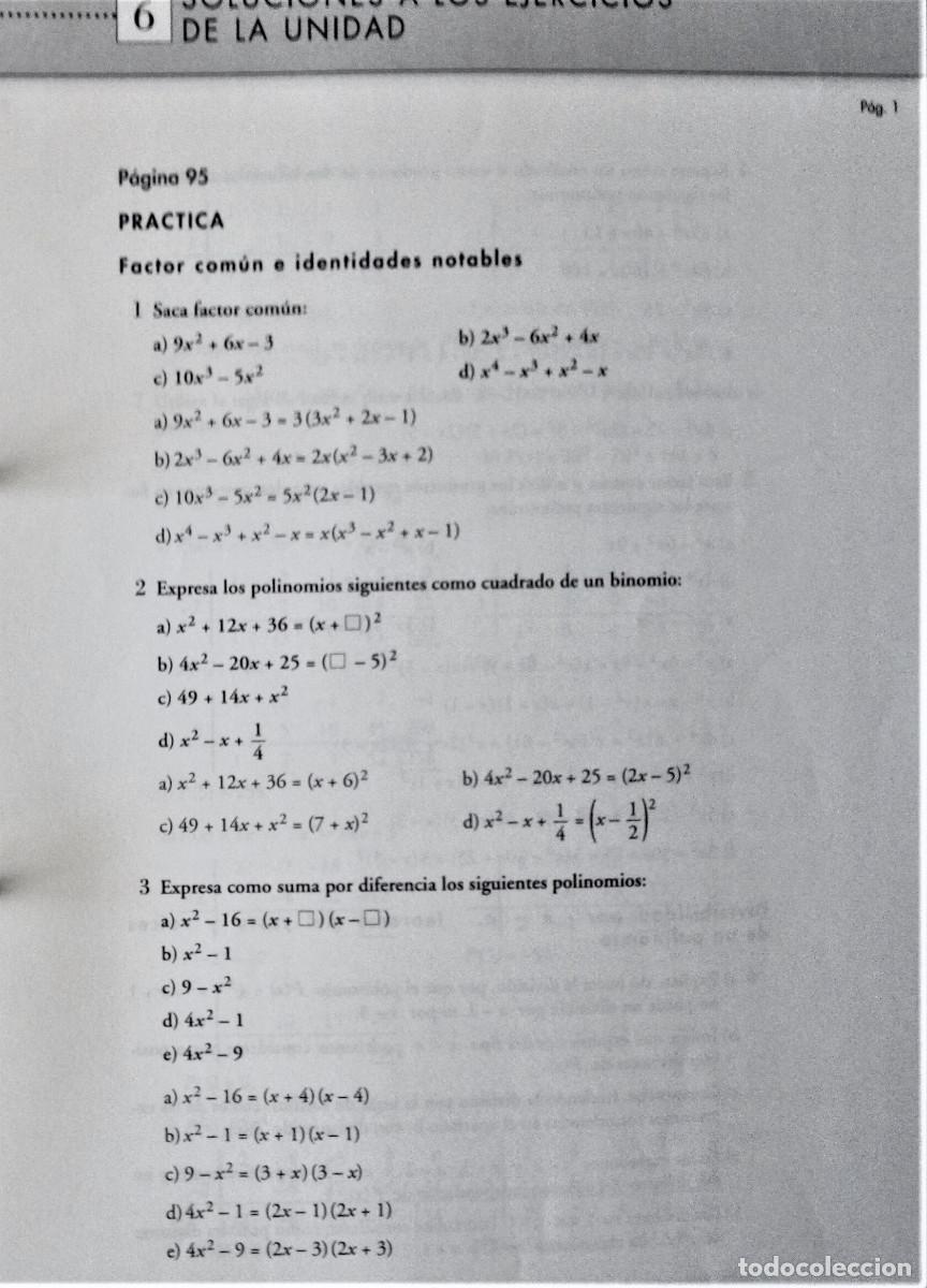 Libros de segunda mano de ciencias: ACTIVIDADES Y EJERCICIOS RESUELTOS DE 4&ordm; DE ESO OPCI&Oacute;N A - Foto 13
