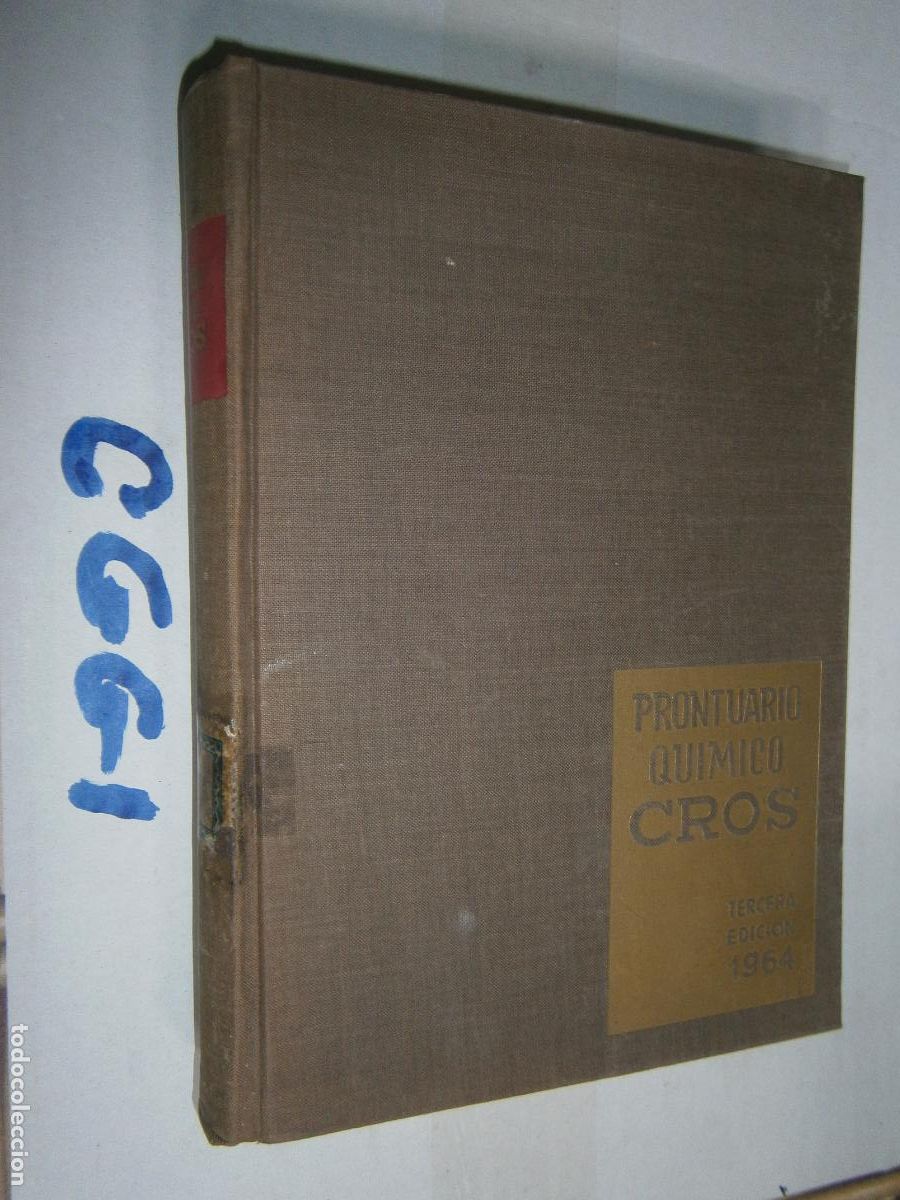 Libros de segunda mano de ciencias: ANTIGUO LIBRO - PRONTUARIO QUIMICO - Foto 1