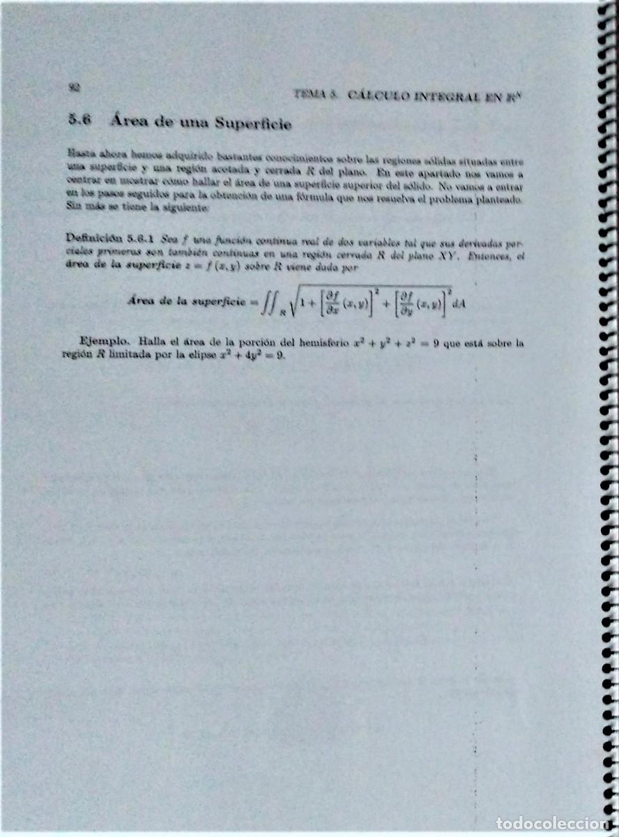 Libros de segunda mano de ciencias: C&Aacute;LCULO SUPERIOR - INGENIERIA INFORM&Aacute;TICA - UAL - Foto 10