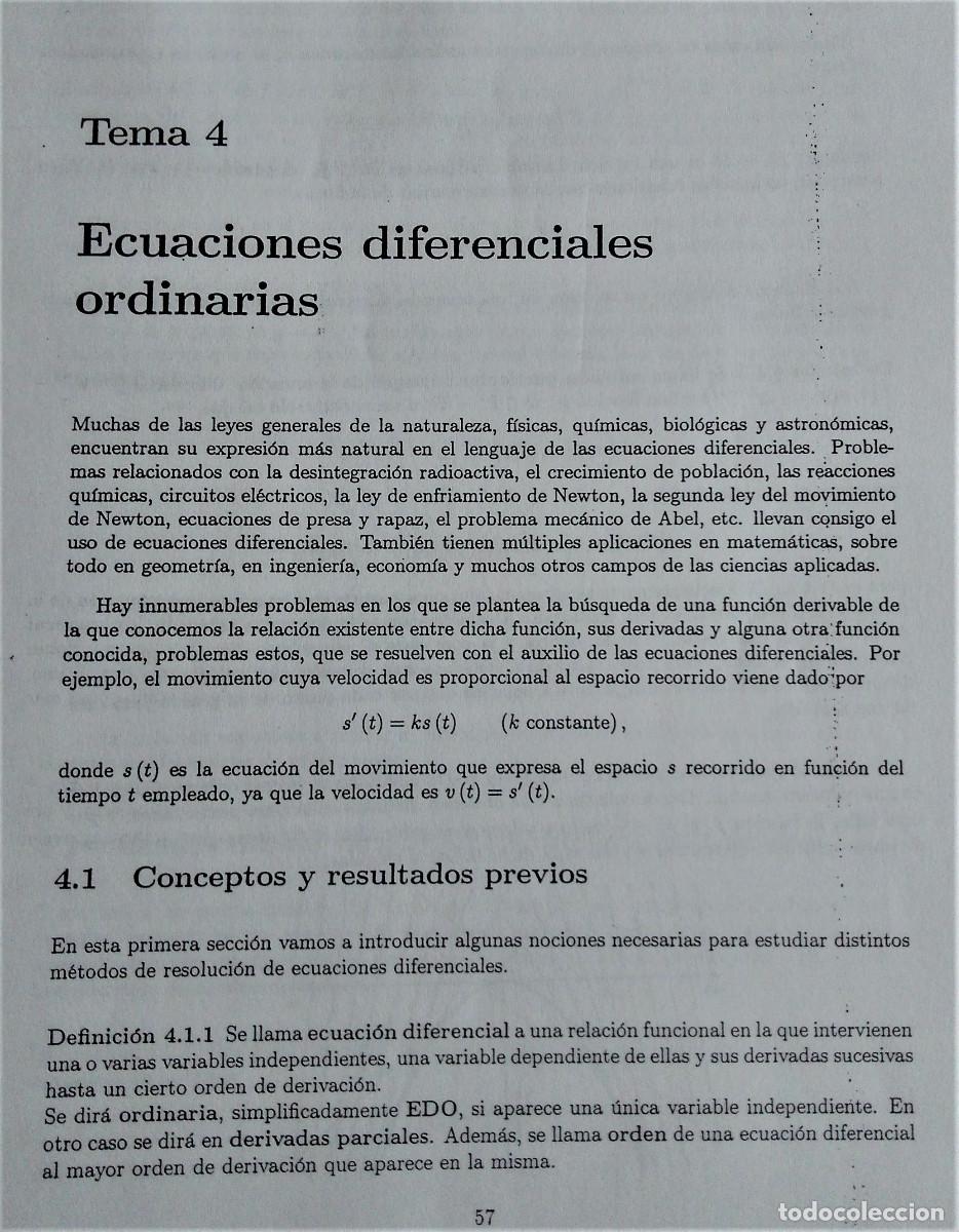 Libros de segunda mano de ciencias: C&Aacute;LCULO SUPERIOR - INGENIERIA INFORM&Aacute;TICA - UAL - Foto 5