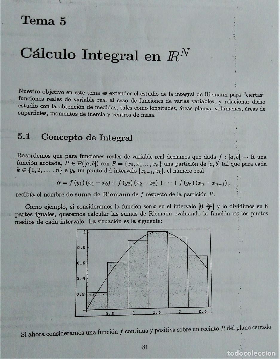 Libros de segunda mano de ciencias: C&Aacute;LCULO SUPERIOR - INGENIERIA INFORM&Aacute;TICA - UAL - Foto 6