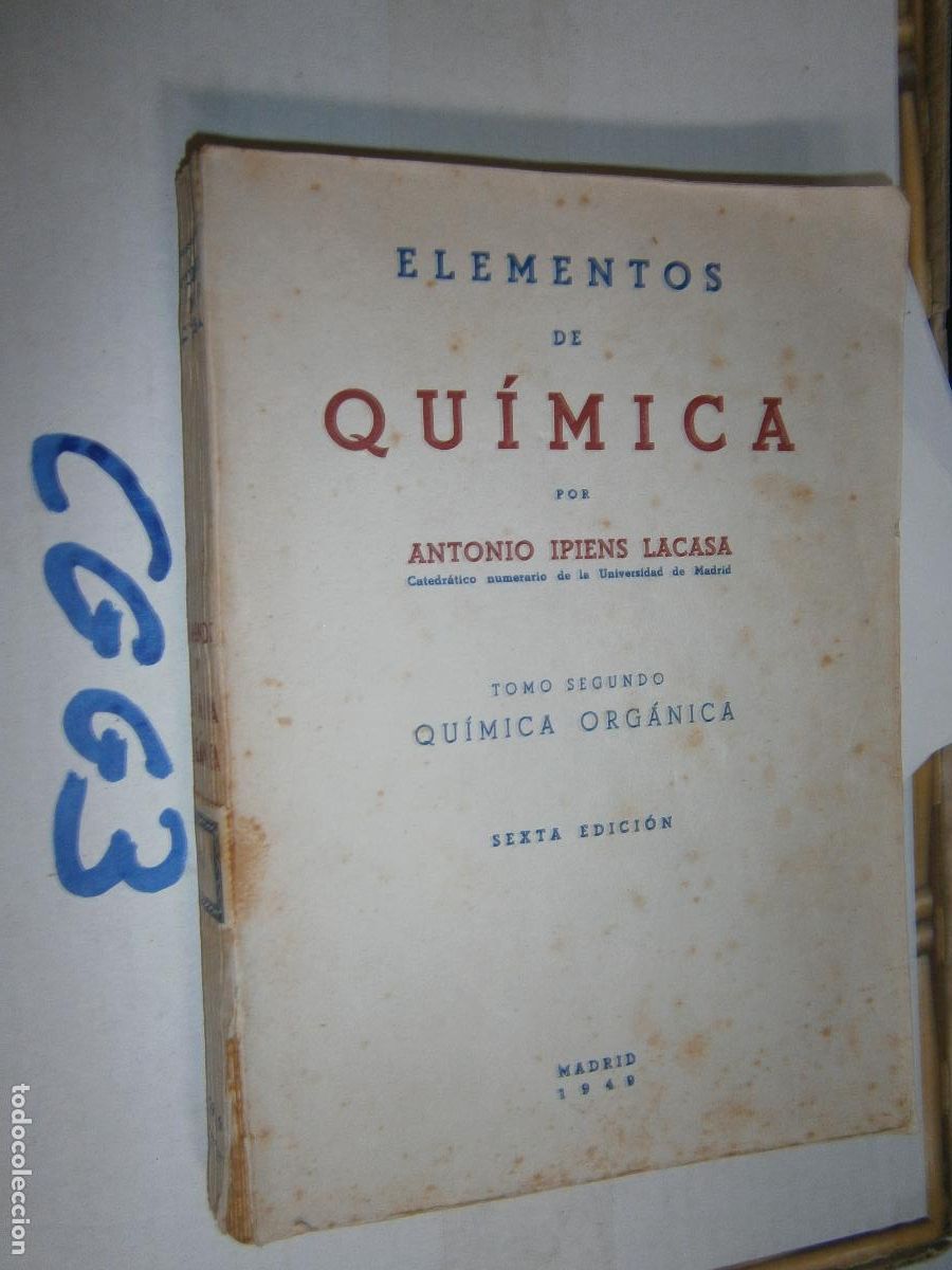 Libros de segunda mano de ciencias: ELEMENTOS DE QUIMICA - Foto 1