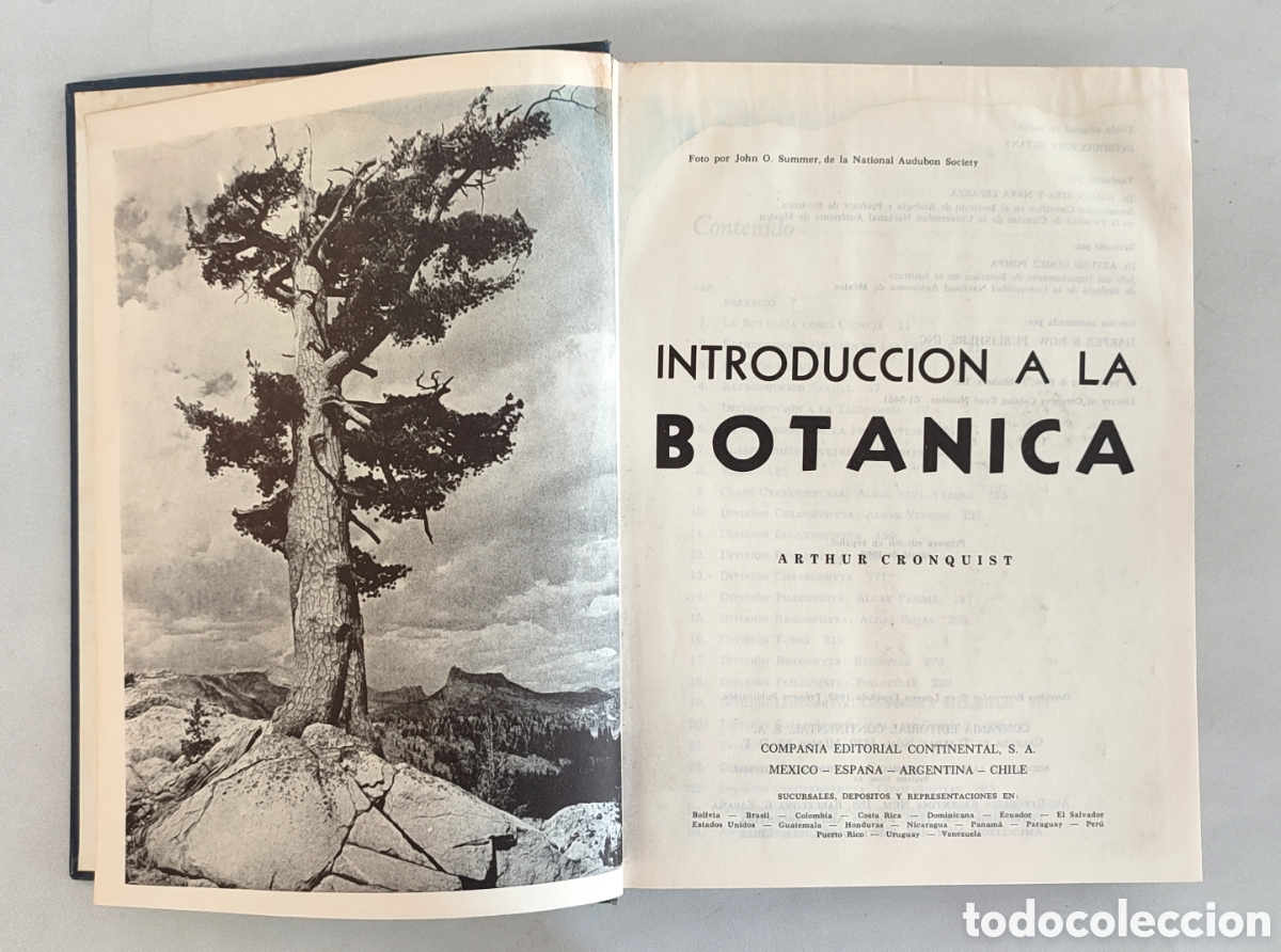 Libros de segunda mano: Introducci&oacute;n a la bot&aacute;nica. Arthur Cronquist. CECSA 1969 - Foto 4
