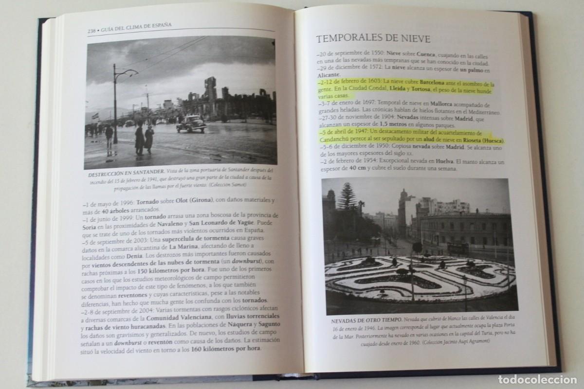 Libros de segunda mano de ciencias: Vicente Aup&iacute; - Gu&iacute;a del clima de Espa&ntilde;a - Omega - Foto 9
