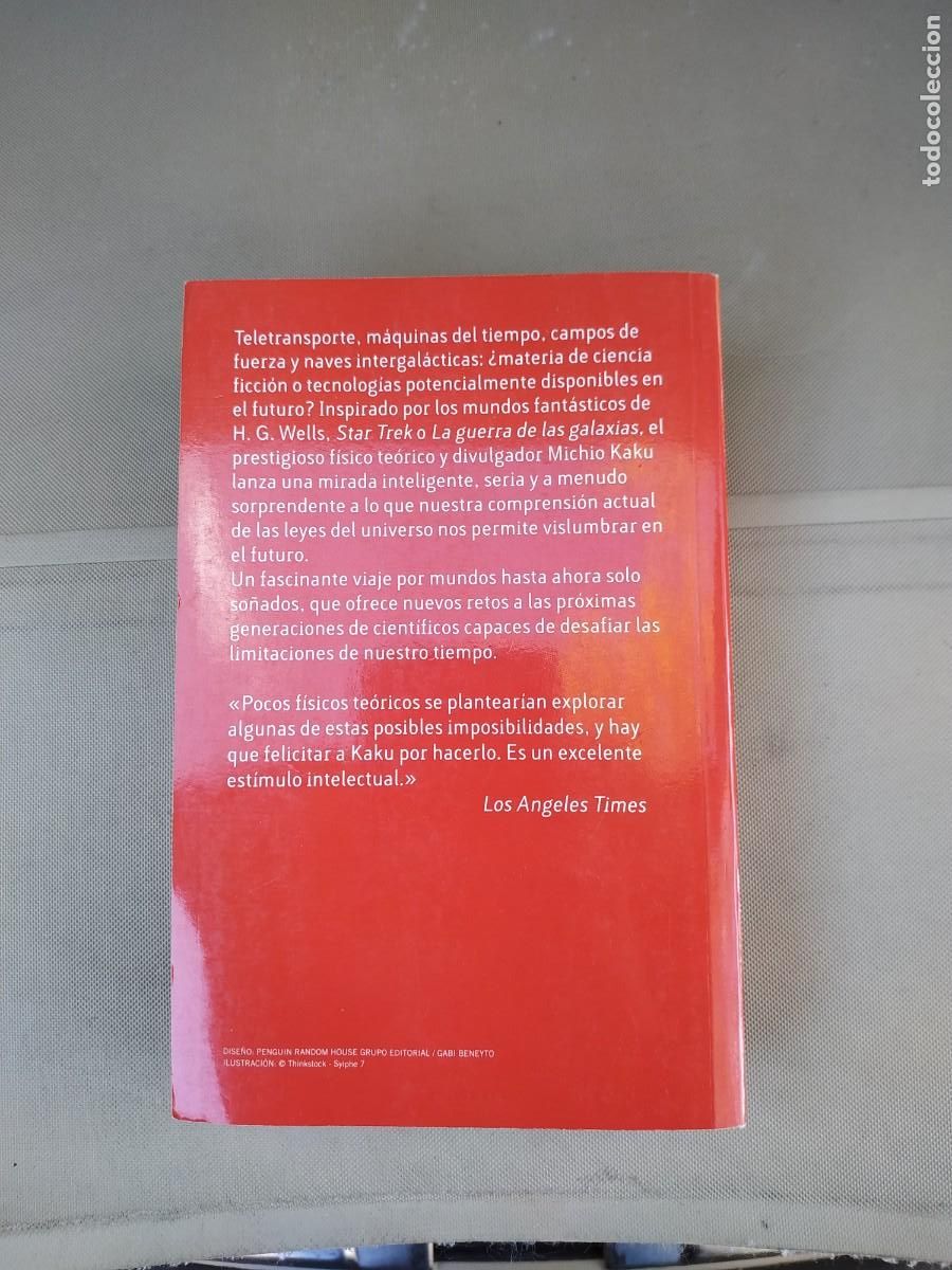 Libros de segunda mano de ciencias: F&iacute;sica de lo imposible - Michio Kaku - Foto 2