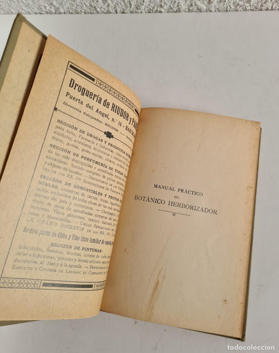 Libros de segunda mano: Antiguo Manual Pr&aacute;ctico del Bot&aacute;nico Herborizador 1908 - Bot&aacute;nica - Foto 7