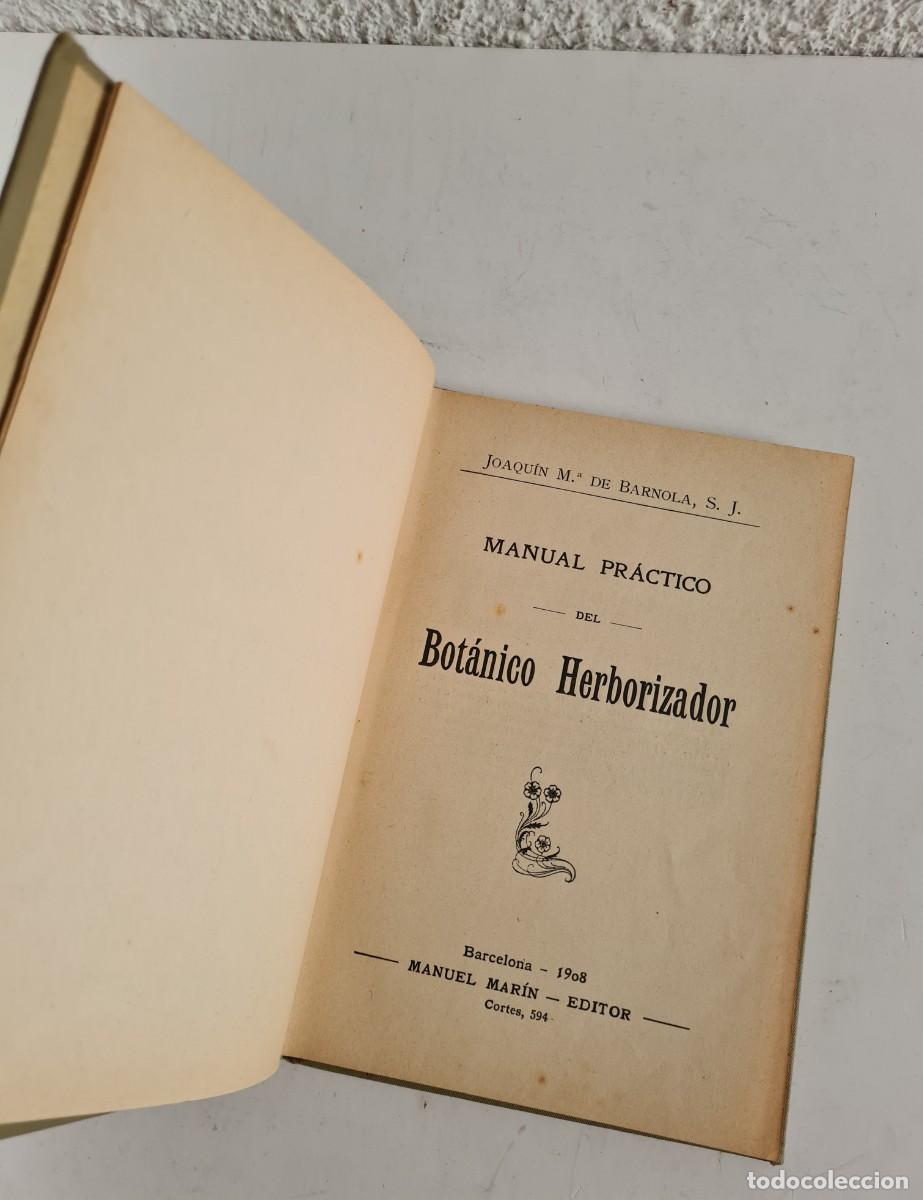 Libros de segunda mano: Antiguo Manual Pr&aacute;ctico del Bot&aacute;nico Herborizador 1908 - Bot&aacute;nica - Foto 8