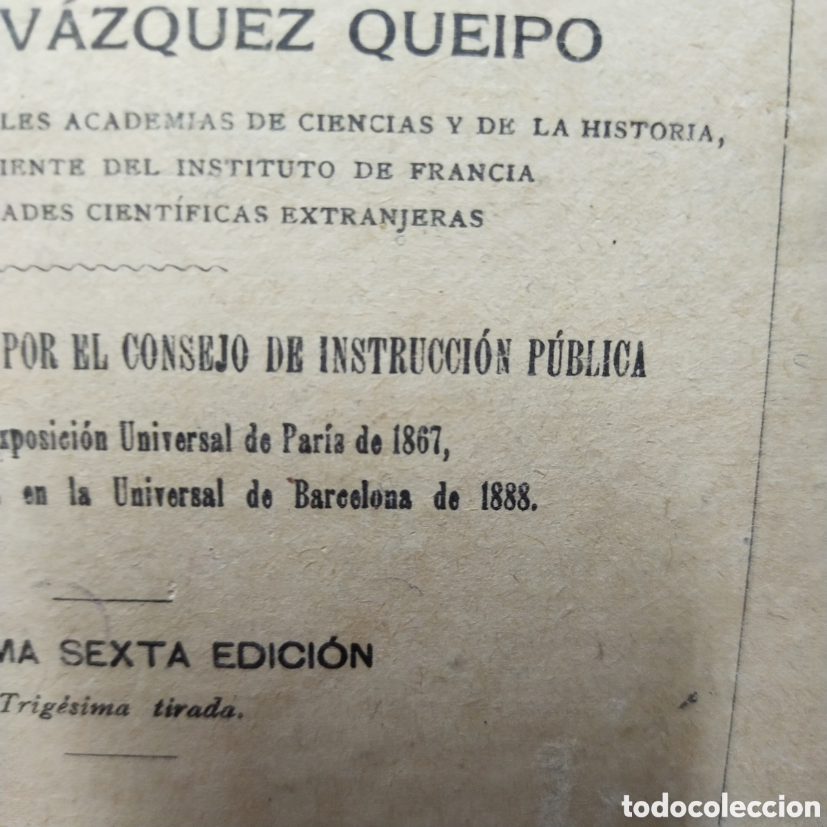 Libros de segunda mano de ciencias: Tabla de los logaritmos vulgares. Vicente V&aacute;zquez queipo. - Foto 4