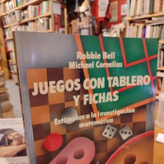 Libros de segunda mano de Ciencias: JUEGOS CON TABLERO Y FICHAS. BELL. CORNELIUS