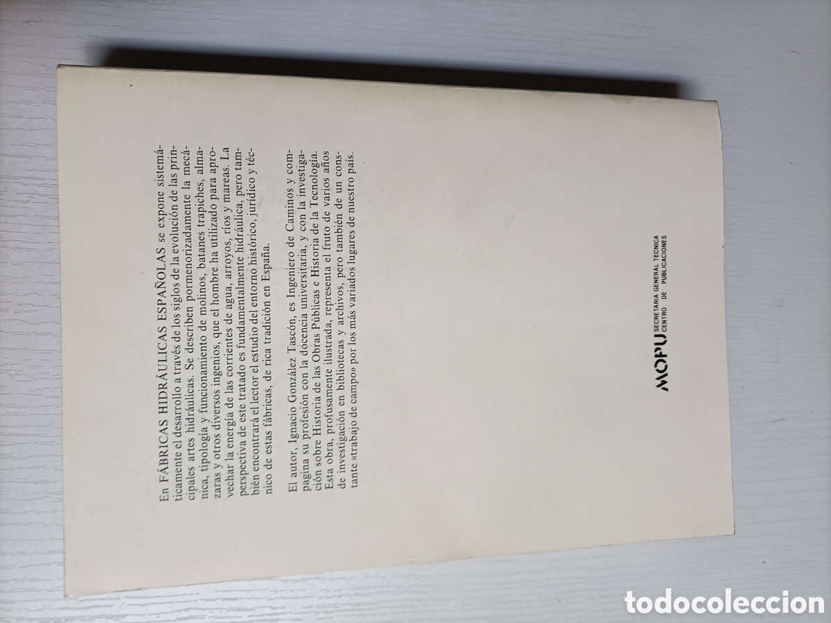 Libros de segunda mano de ciencias: F&aacute;bricas hidr&aacute;ulicas espa&ntilde;olas Ignacio Gonz&aacute;lez Tasc&oacute;n - Foto 6