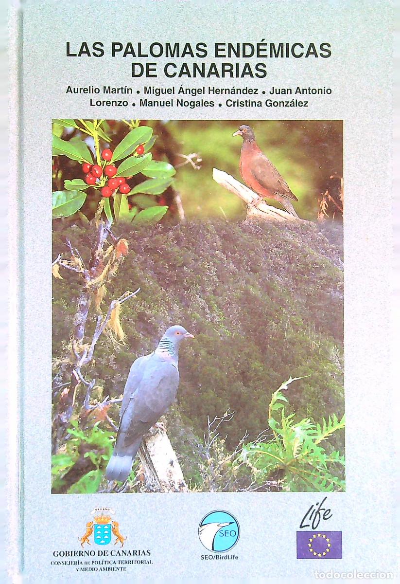 Libros de segunda mano: LAS PALOMAS END&Eacute;MICAS DE CANARIAS - VV.AA. - 2000 - CANARIAS - Foto 1