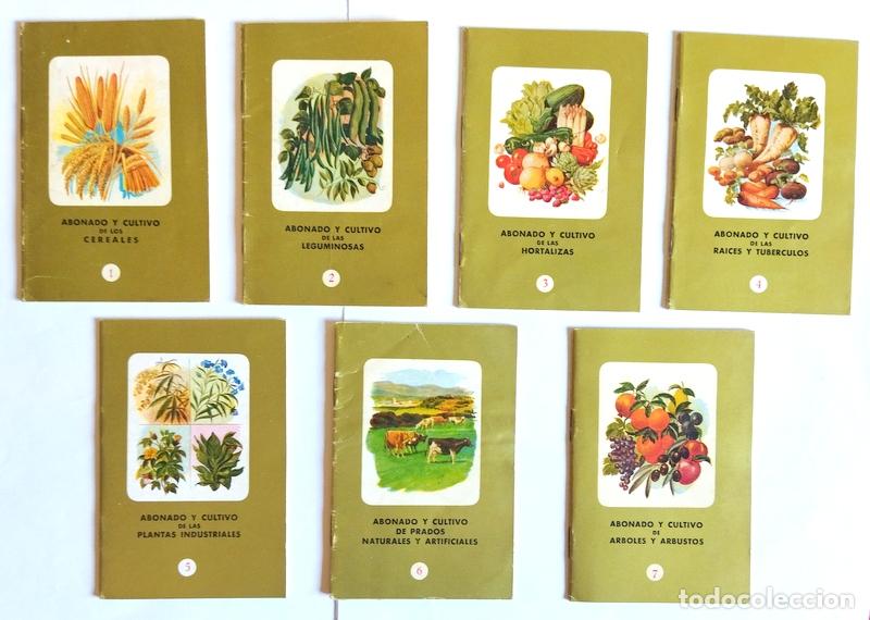 Second hand books: SIETE MONOGRAFIAS AGRICOLAS -ABONADO Y CULTIVO DE VARIAS ESPECIES VEGETALES -EDIT. POTASAS ESPA&Ntilde;OLAS