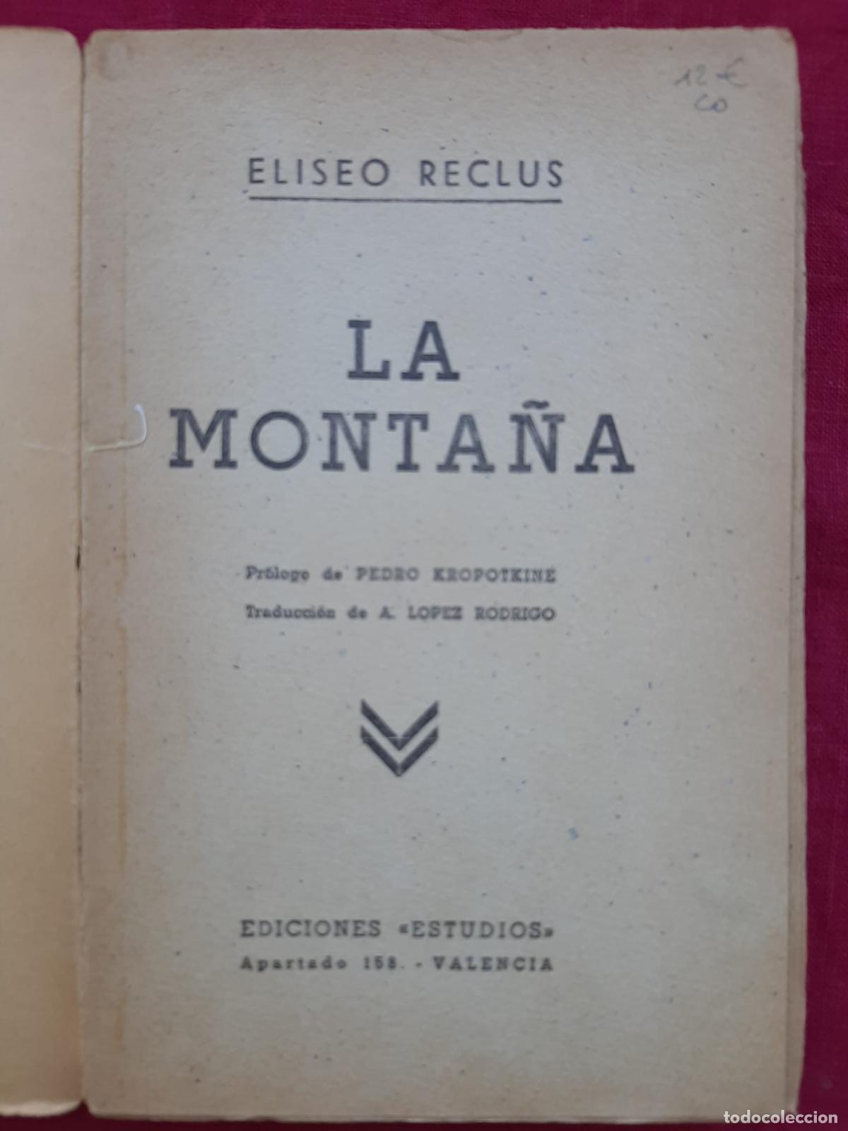 Libros de segunda mano: La monta&ntilde;a - Reclus, Eliseo - Foto 2