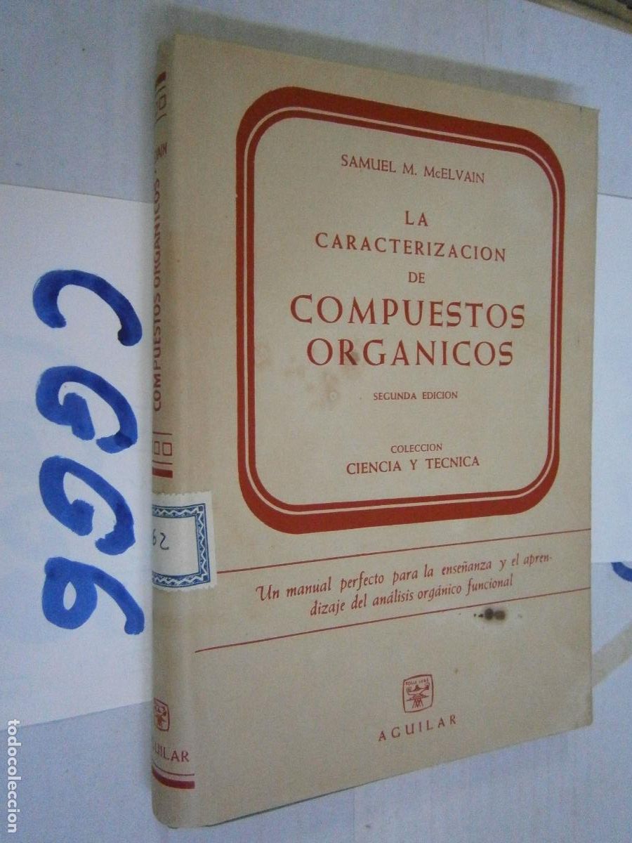 Libros de segunda mano de ciencias: LA CARACTERIZACION DE COMPUESTOS ORGANICOS - Foto 1