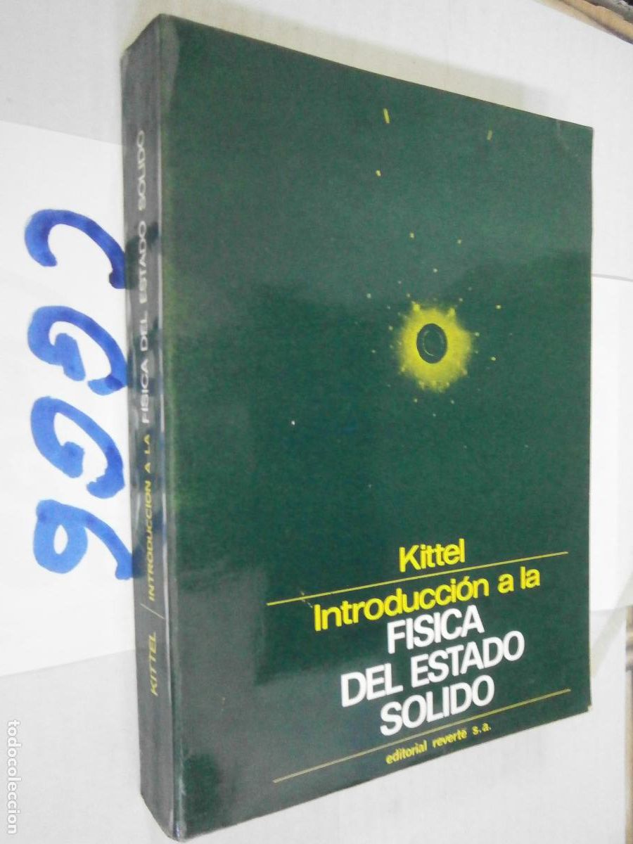 Libros de segunda mano de ciencias: INTRODUCCION A LA FISICA DEL ESTADO SOLIDO - Foto 1