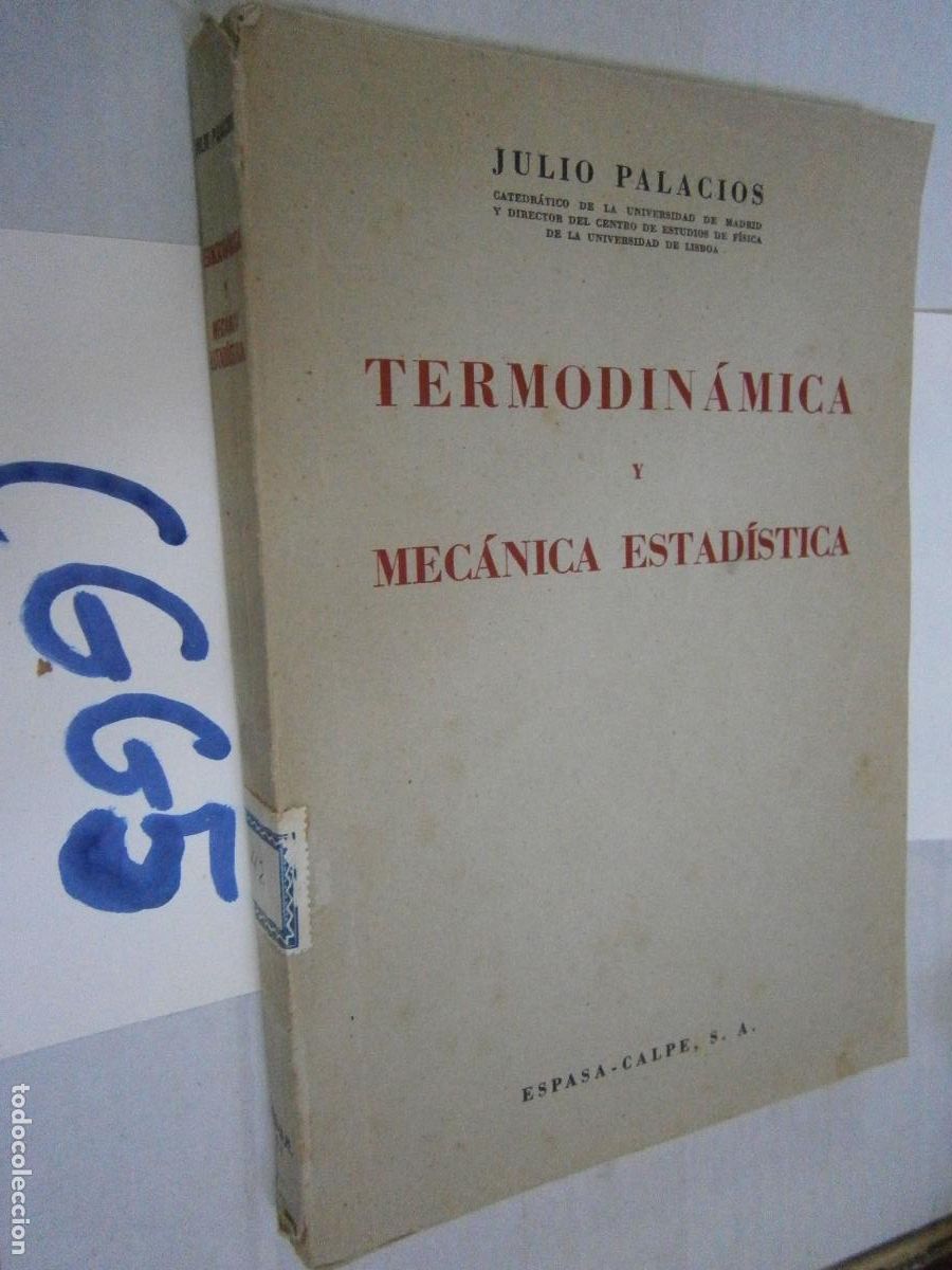 Libros de segunda mano de ciencias: TERMODINAMICA Y MECANICA ESTADISTICA - Foto 1