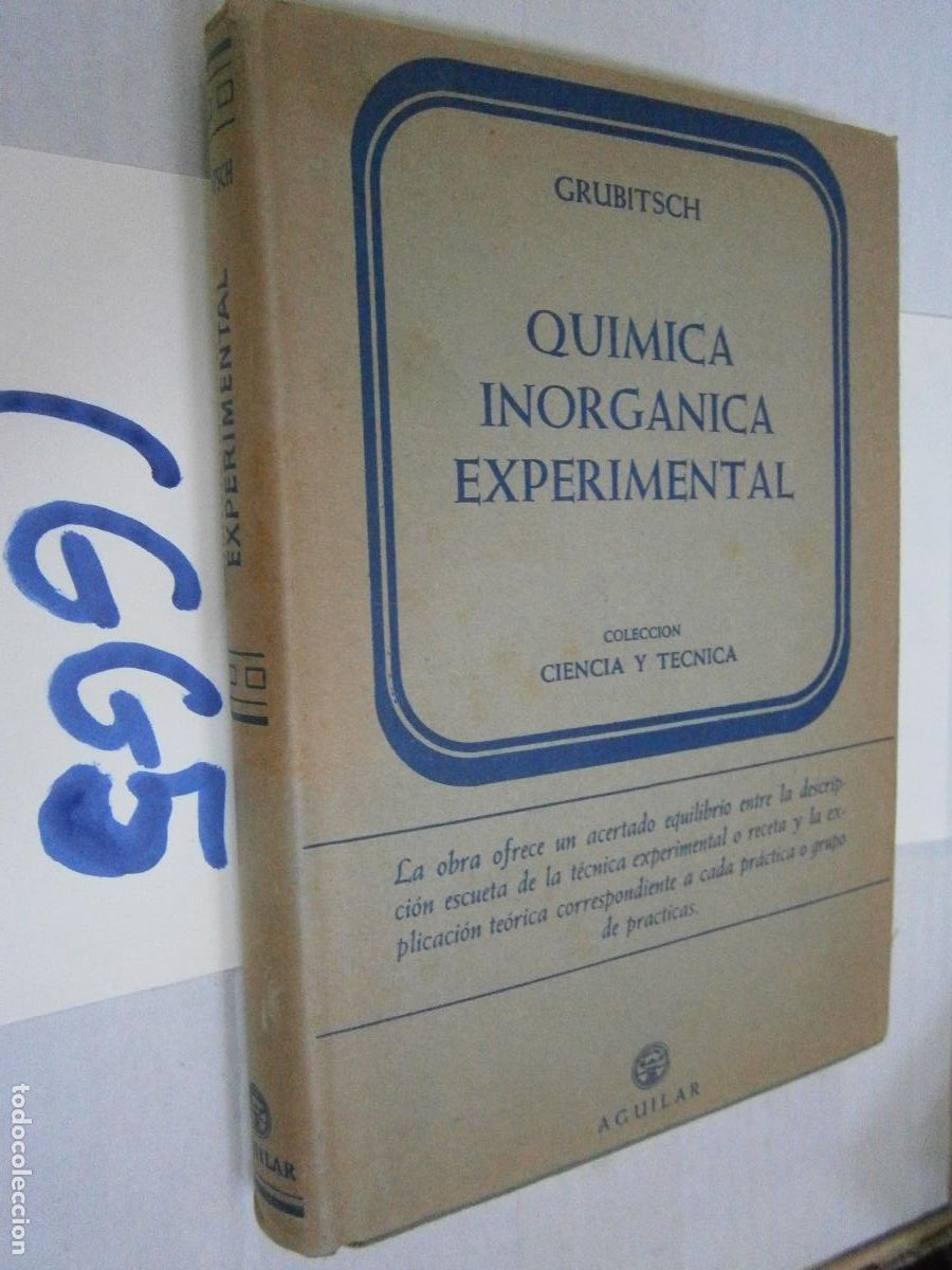 Libros de segunda mano de ciencias: QUIMICA INORGANICA EXPERIMENTAL - Foto 1