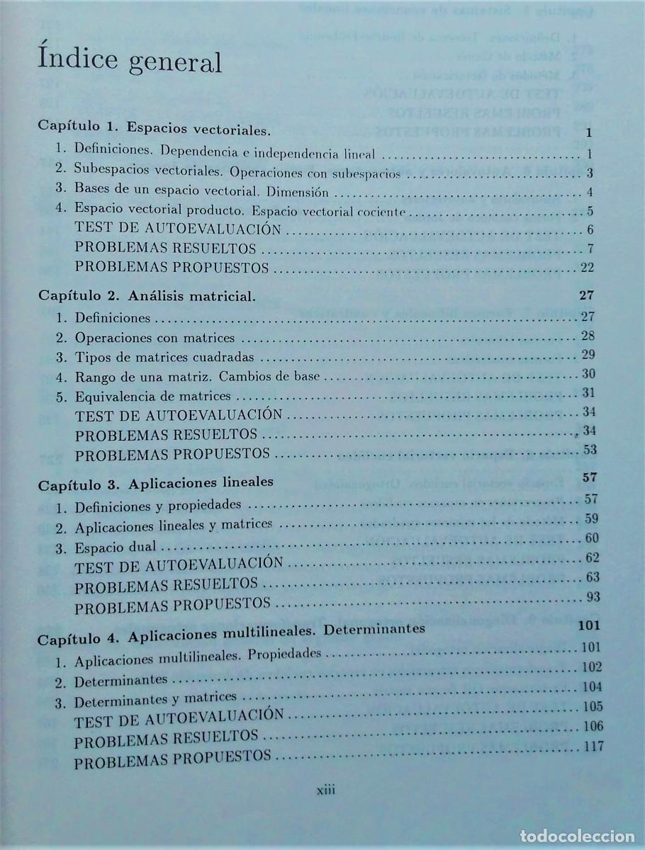 Libros de segunda mano de ciencias: PROBLEMAS DE &Aacute;LGEBRA CON ESQUEMAS TE&Oacute;RICOS - CLAGSA - A.DE LA VILLA - Foto 5